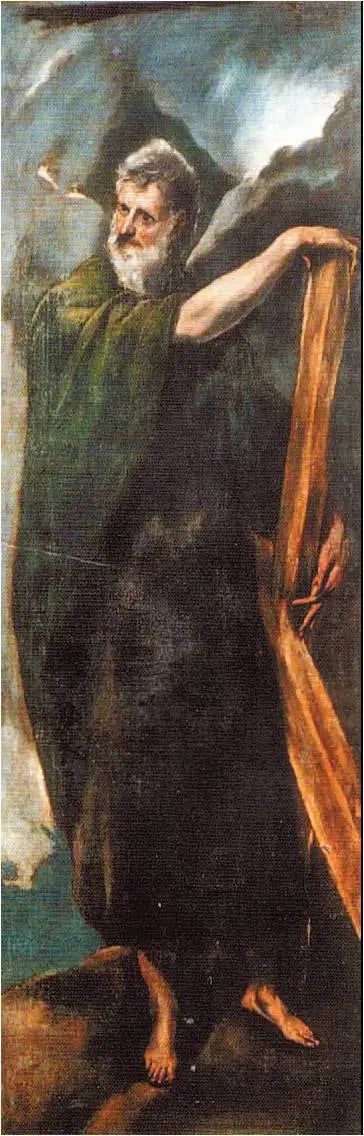 Apostoli Andre seisoo - El Greco
