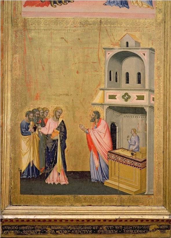 Pyhä Matteuksen kutsu - Jacopo di Cione