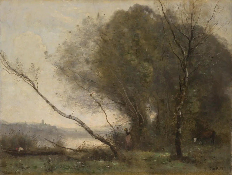 Kääntyvä puu - Jean-Baptiste Camille Corot