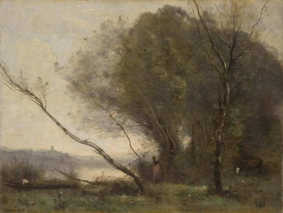 Kääntyvä puu - Jean-Baptiste Camille Corot