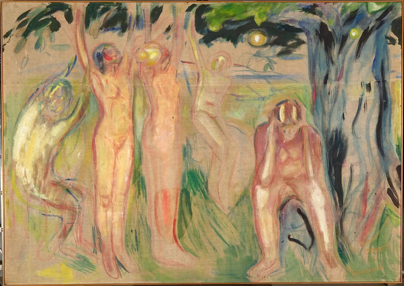 Elämän puu: vasen osa - Edvard Munch