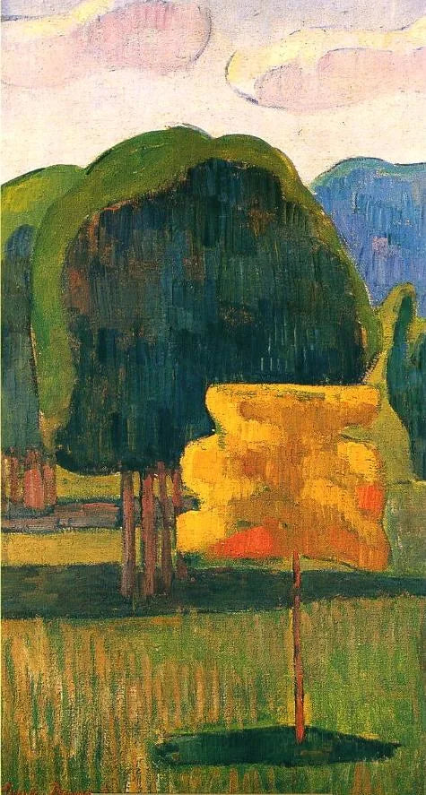 Keltainen puu - Émile Bernard