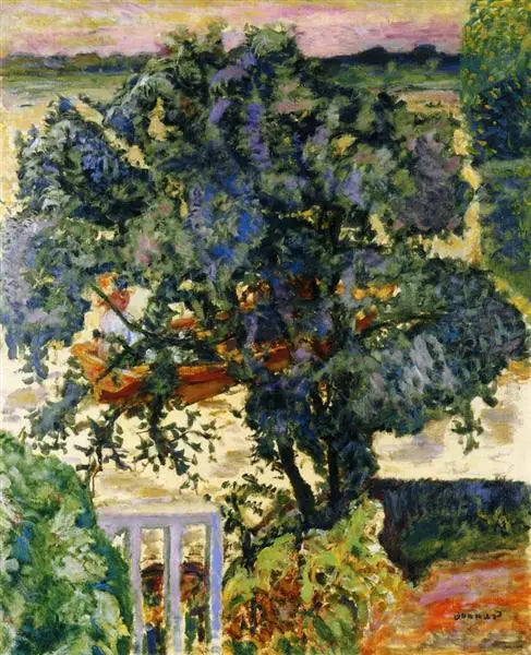 Puun lähellä jokea - Pierre Bonnard