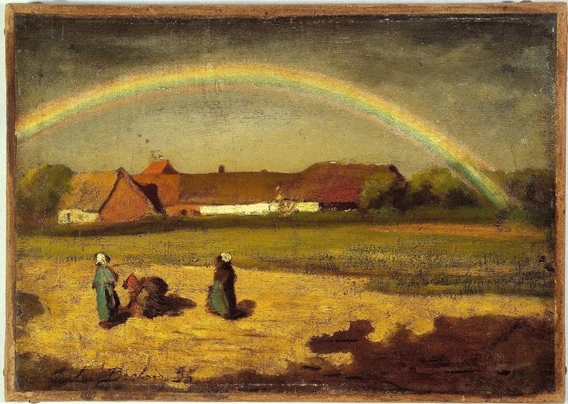 Sateenkaari Courrièresissä - Jules Breton