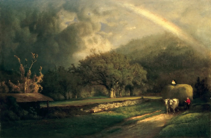 Sateenkaari Berkshire-vuoristossa - George Inness