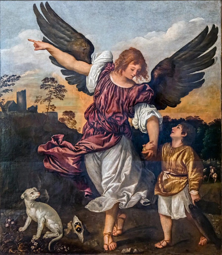 Arkkienkeli Rafael ja Tobi - Titian