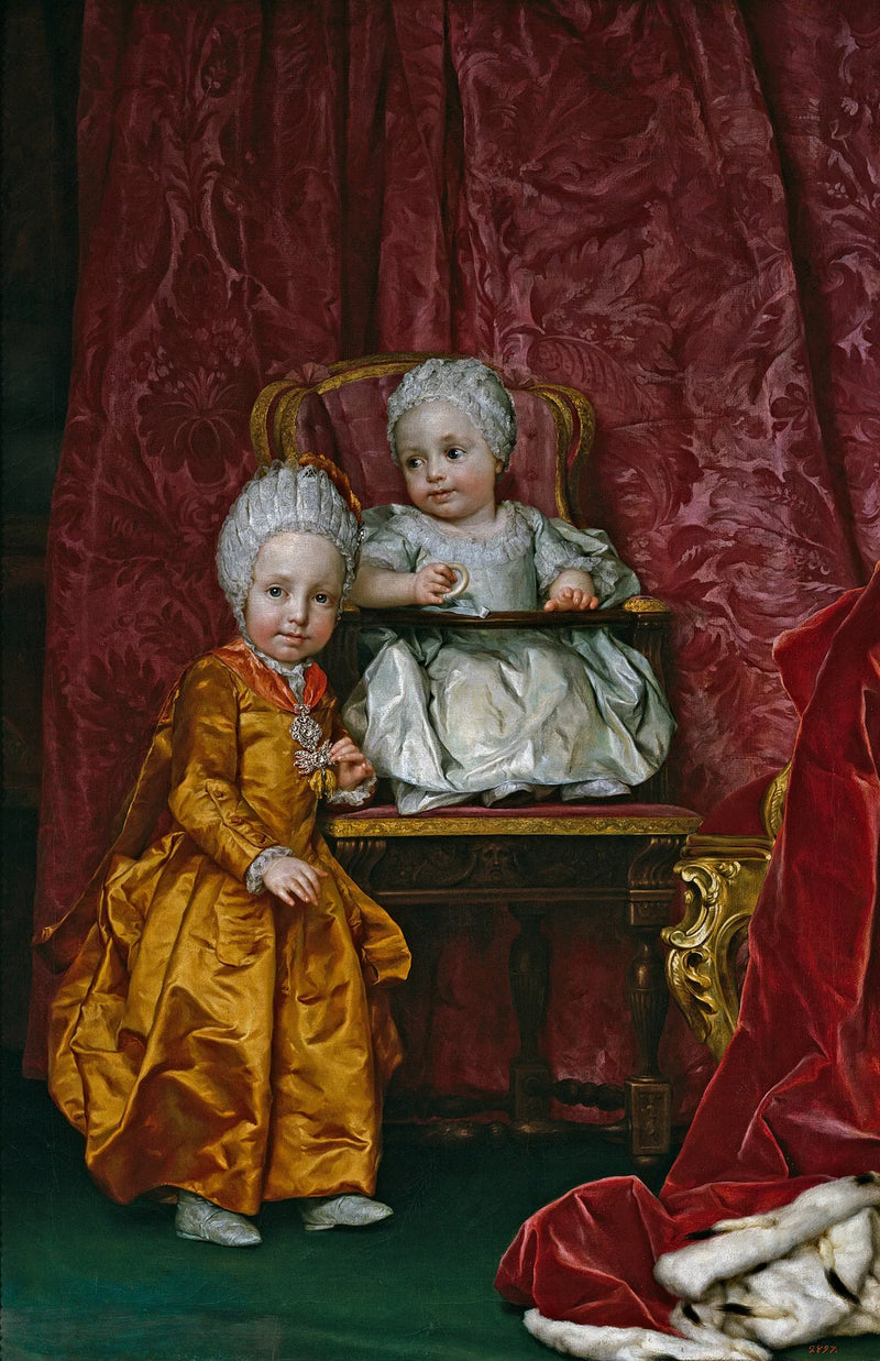 Arkkiherttua Ferdinandin ja arkkiherttuatar Marie Anne d'Autriche - Anton Raphael Mengs