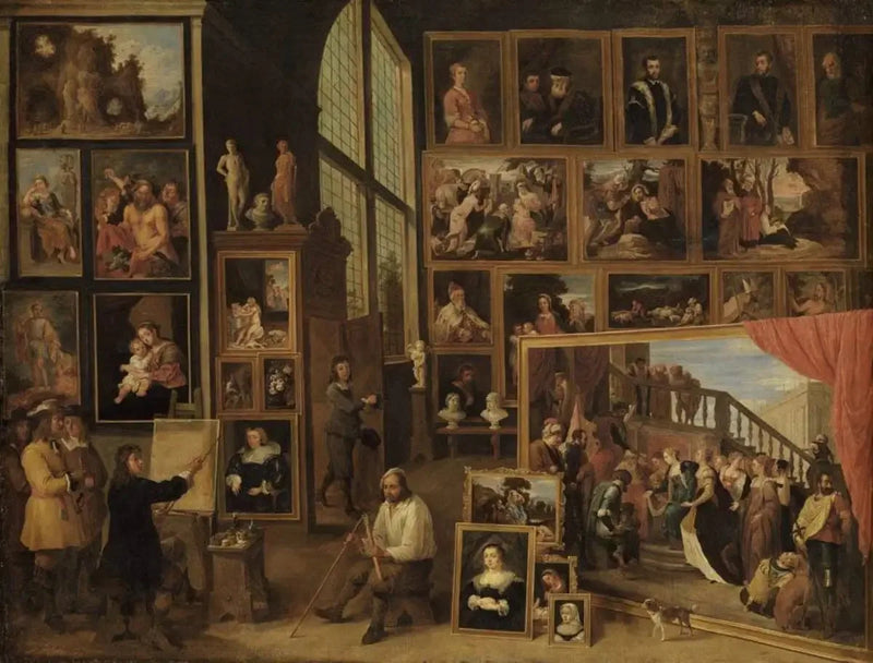 Arkkiherttua Leopold-Guillaume Brysselissä (I) - David Teniers nuorempi
