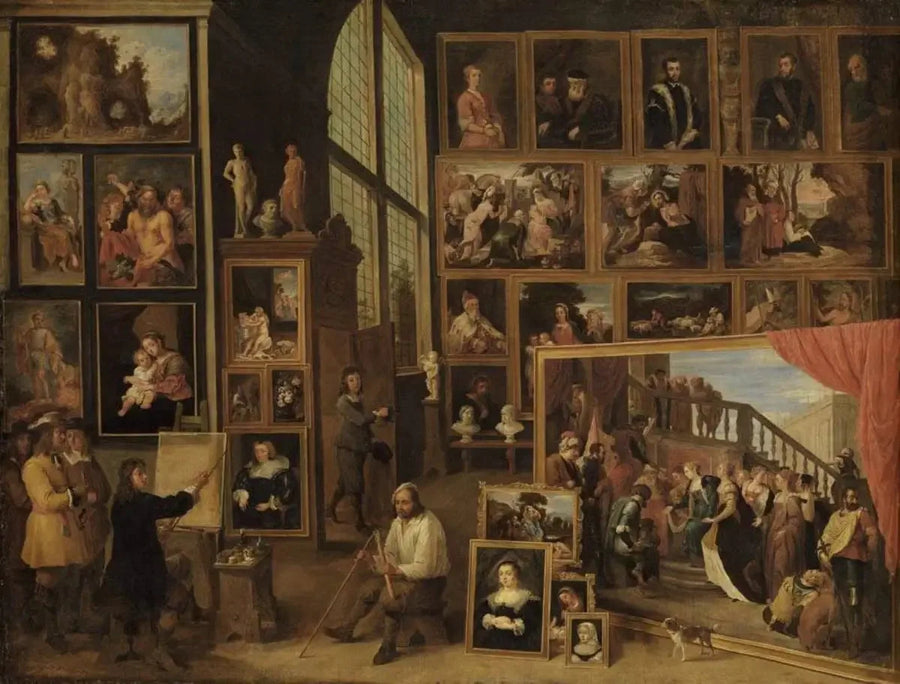 Arkkiherttua Leopold-Guillaume Brysselissä (I) - David Teniers nuorempi