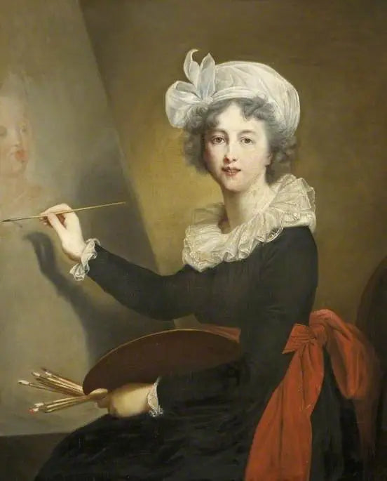 Taiteilija työssään (itsekuva) - Élisabeth Vigée Le Brun
