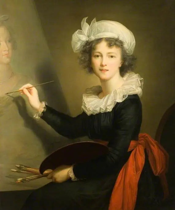 Taiteilija työssään (itsekuva) - Élisabeth Vigée Le Brun