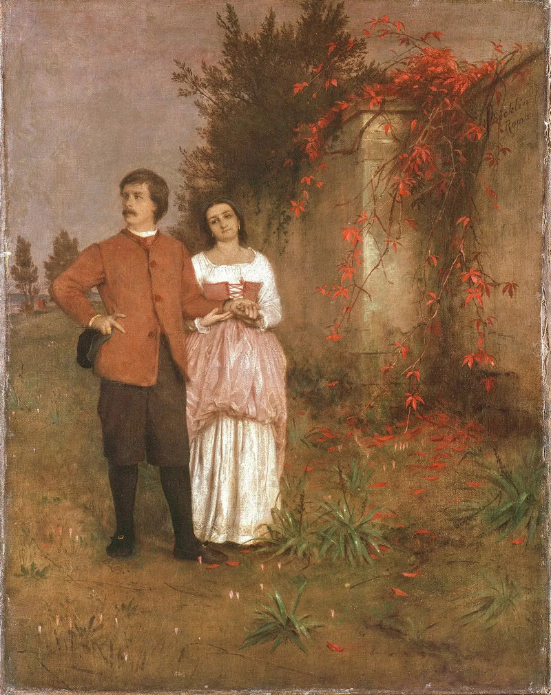 Taiteilija ja hänen vaimonsa - Arnold Böcklin