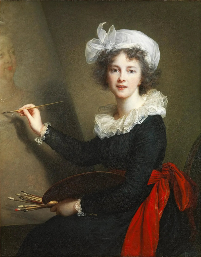 Taiteilija tekee muotokuvan kuningatar Marie-Antoinette - Élisabeth Vigée Le Brun