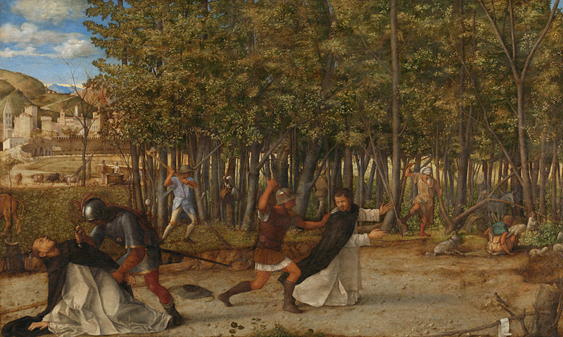 Pyhän Pietarin marttyyrin salamurha - Giovanni Bellini