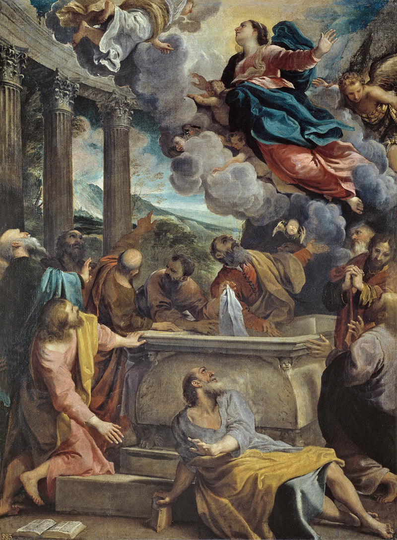 Neitsyt Marian taivaanastuminen - Annibale Carracci