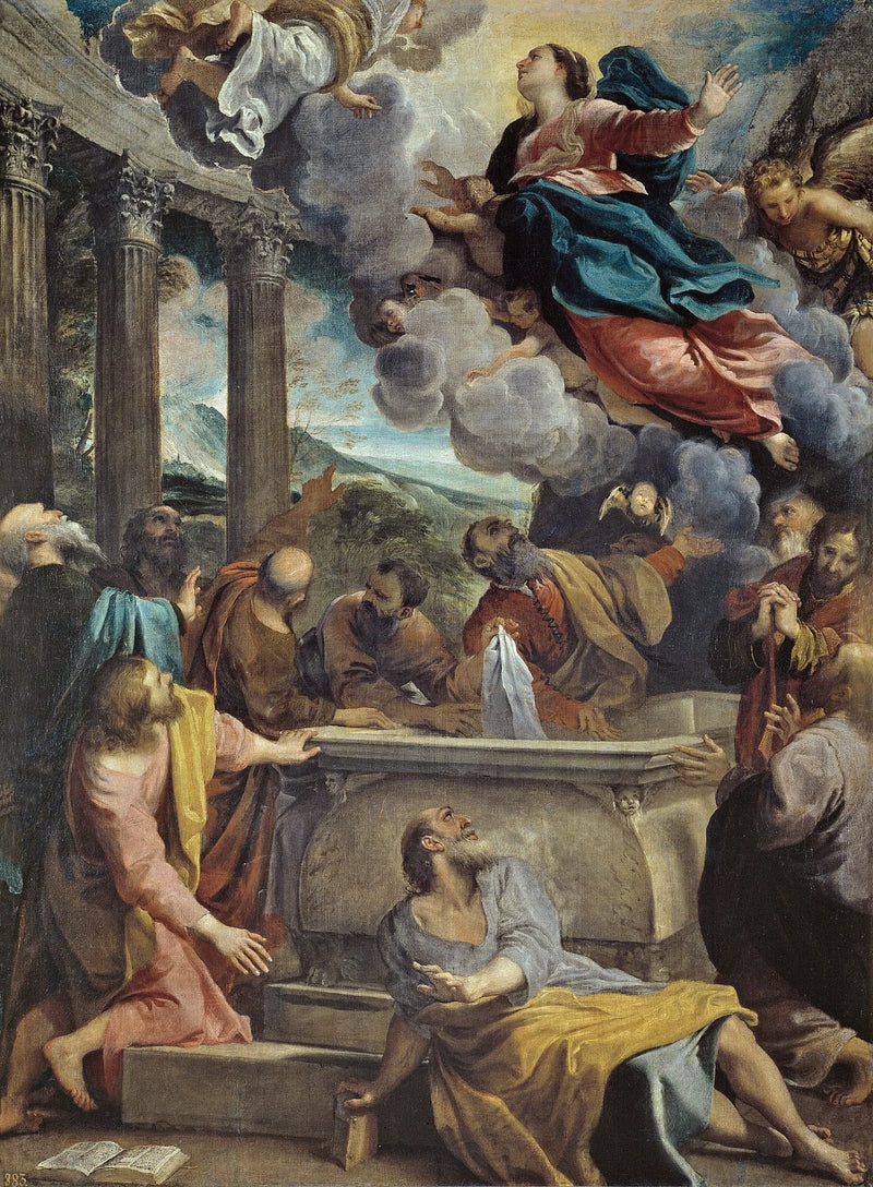 Neitsyt Marian taivaanastuminen - Annibale Carracci