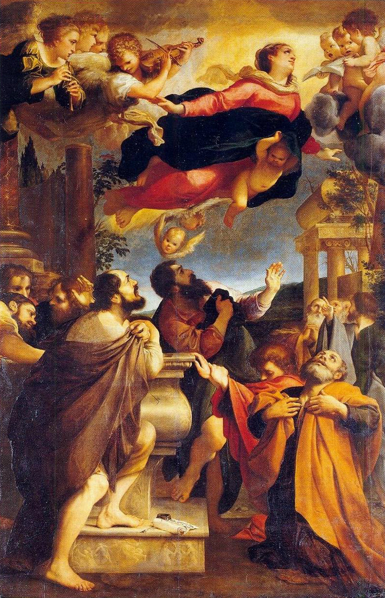 Neitsyt Marian taivaanastuminen - Annibale Carracci