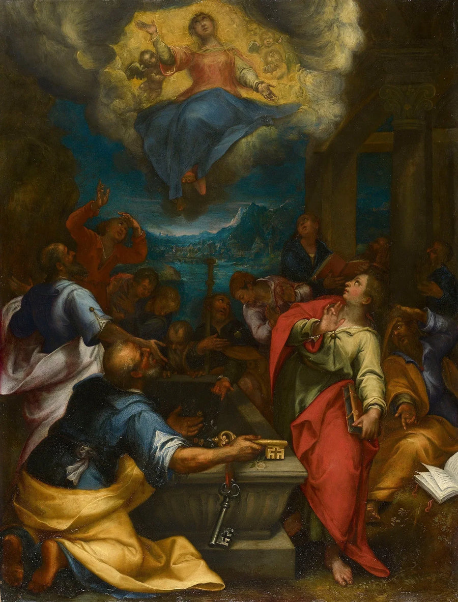 Neitsyt Marian taivaaseenastuminen - Denis Calvaert