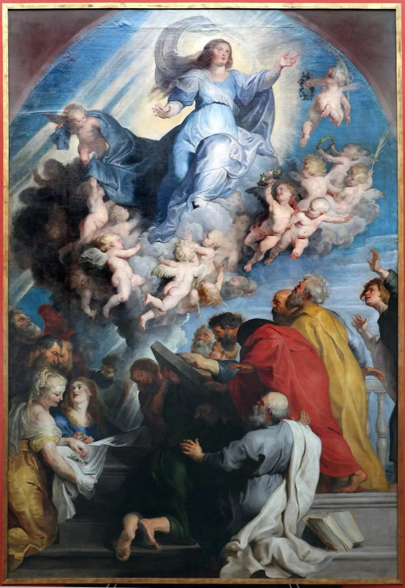 Neitsyt Marian taivastuminen - Peter Paul Rubens