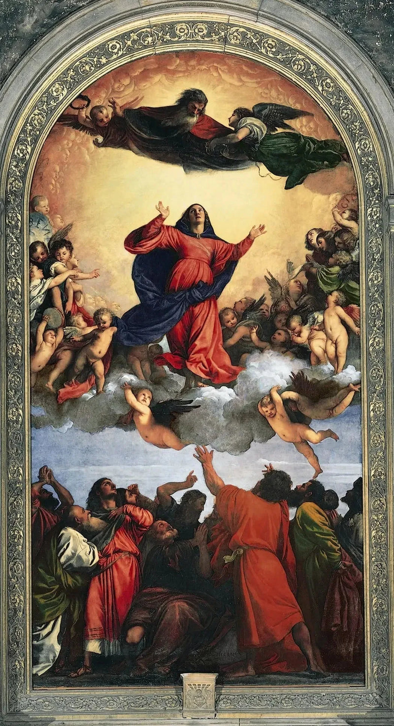 Neitsyt Marian taivaanastuminen - Titian