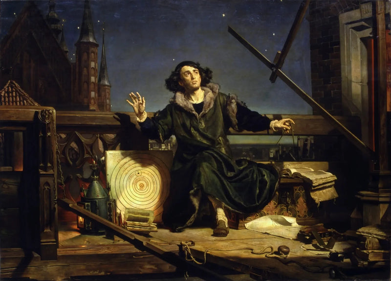Astronomi Copernicus tai Keskusteluja Jumalan kanssa - Jan Matejko