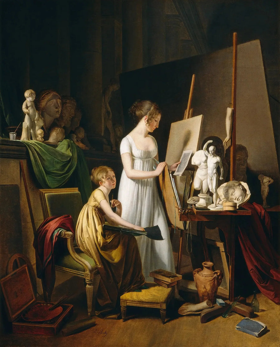 Maalarin ateljee - Louis-Léopold Boilly