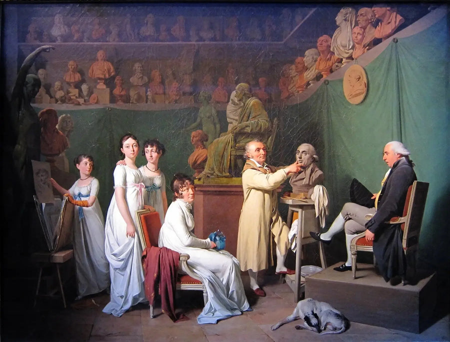 Houdonin työpaja - Louis-Léopold Boilly