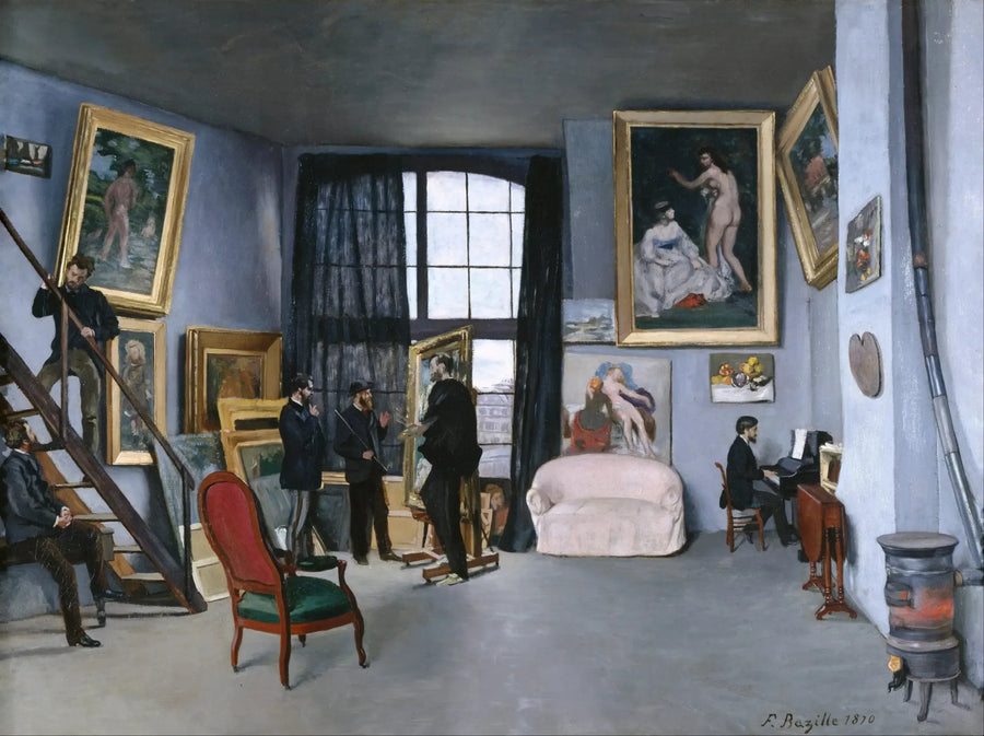 Condamine-kadun ateljee - Frédéric Bazille