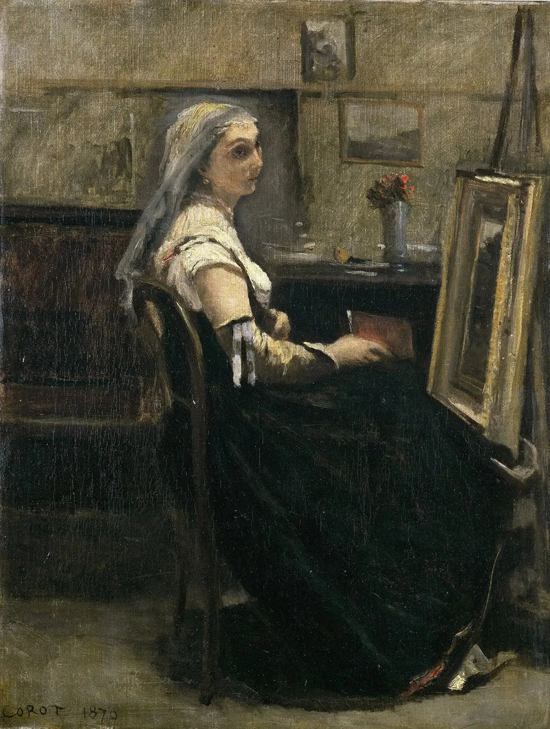 Ateljee - Jean-Baptiste Camille Corot