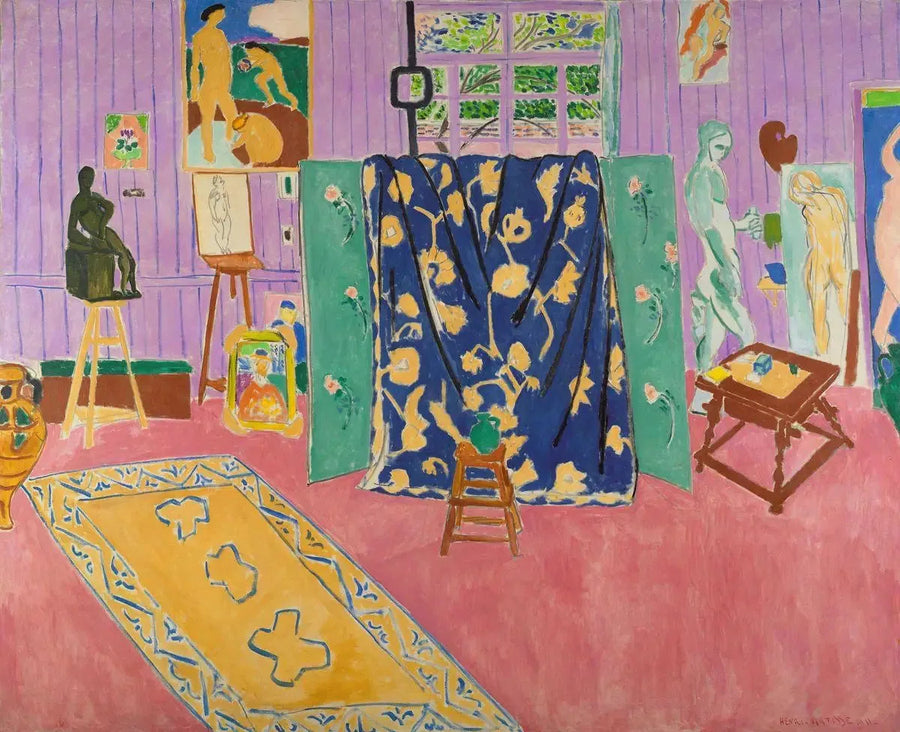 Vaaleanpunainen ateljee - Henri Matisse