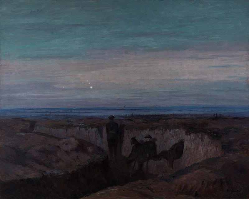 Aamunkoitto Ousen haudan yllä - Maurice Galbraith Cullen