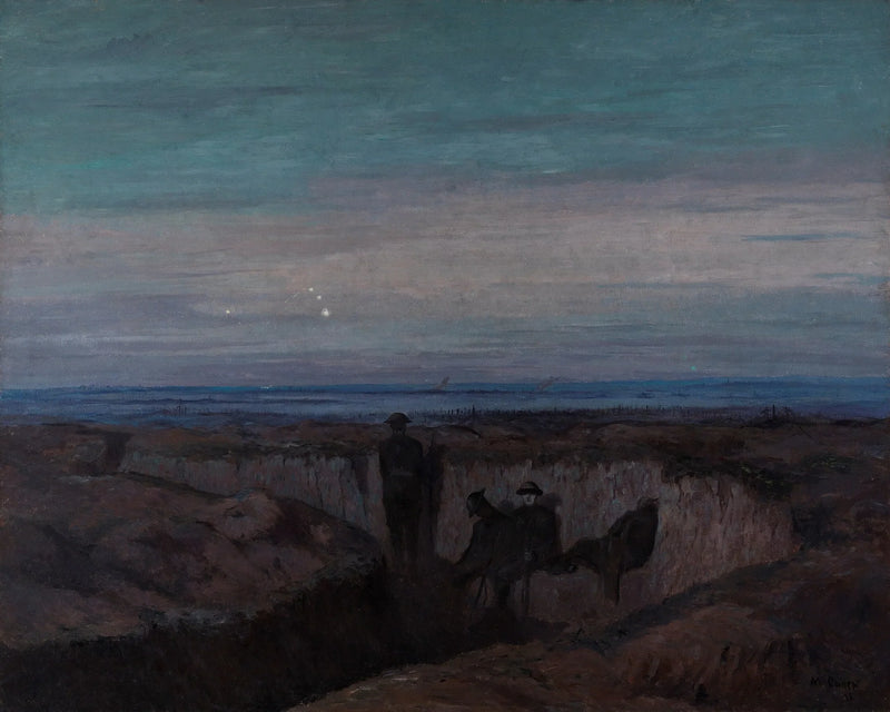 Aamunkoitto Ousen haudan yllä - Maurice Galbraith Cullen
