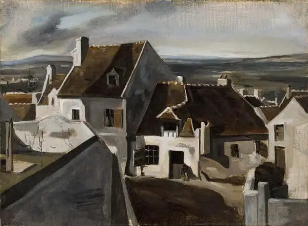 Montigny-les-Cormeillesin majatalo - Jean-Baptiste Camille Corot