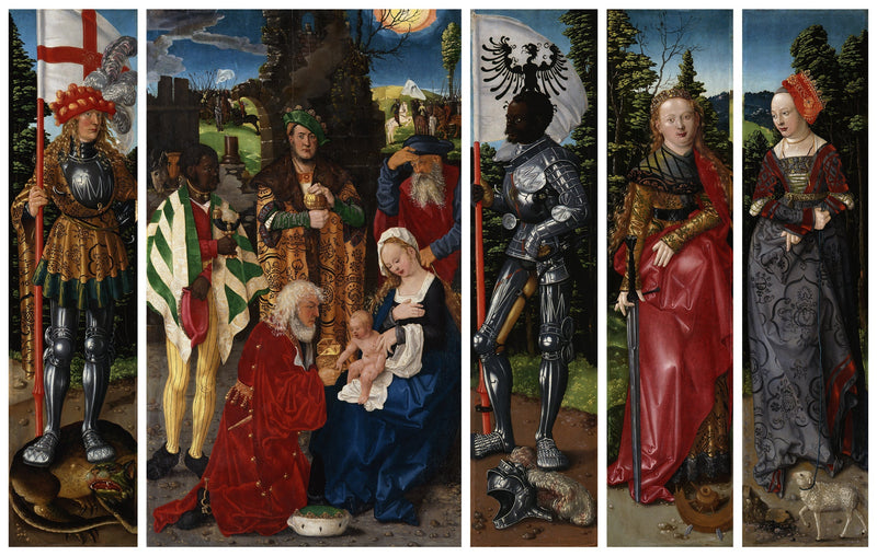 Kolmen kuninkaan alttari - Hans Baldung Grien