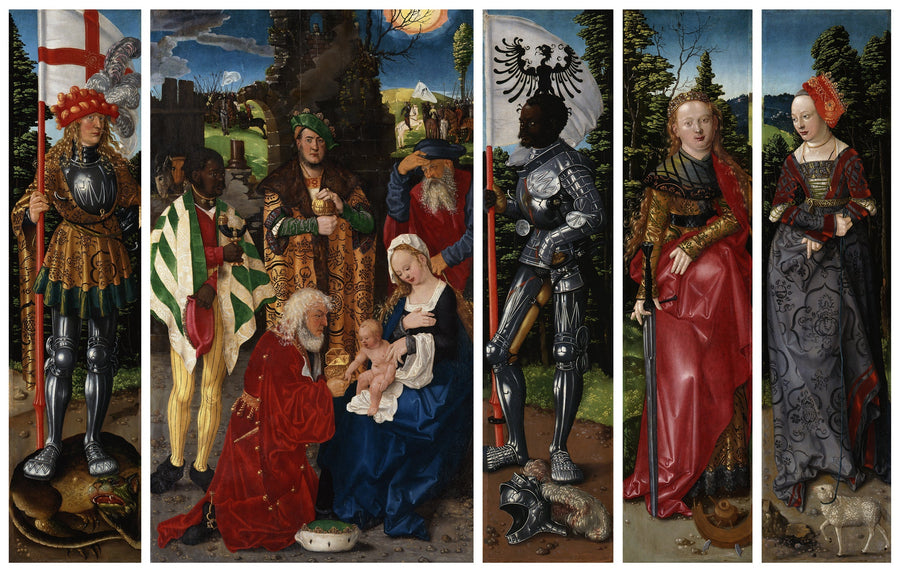 Kolmen kuninkaan alttari - Hans Baldung Grien