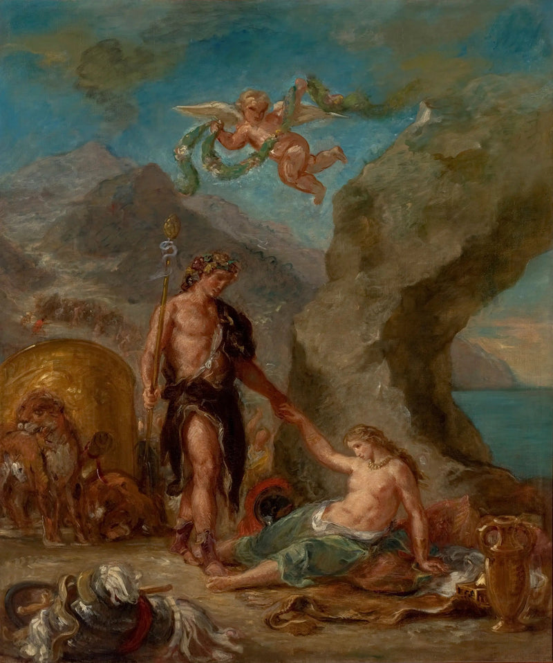 Syksy - Bakkus ja Ariadne - Eugène Delacroix
