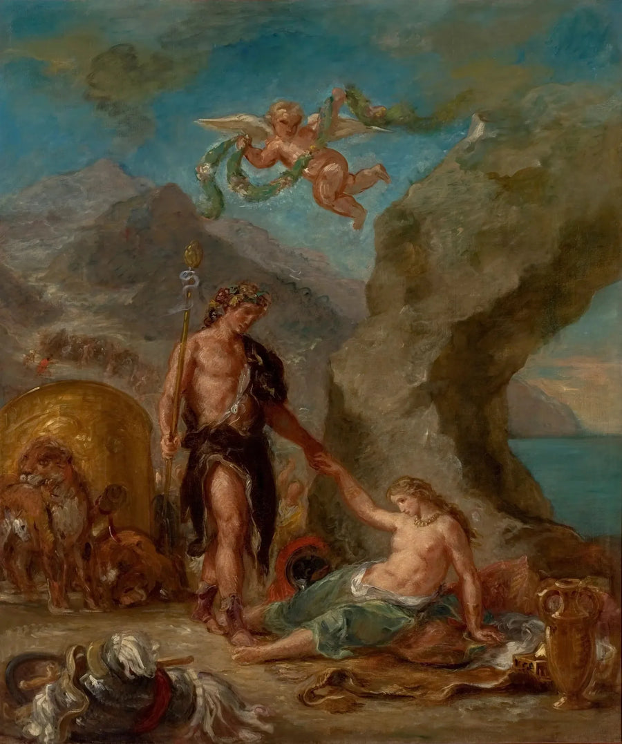 Syksy - Bakkus ja Ariadne - Eugène Delacroix
