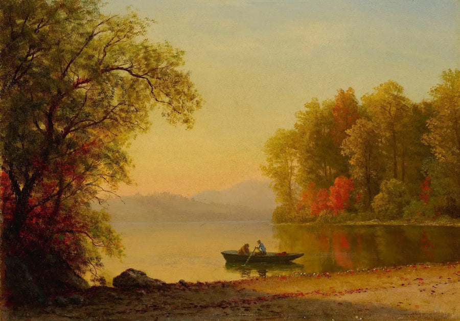 Syksy järvellä - Albert Bierstadt
