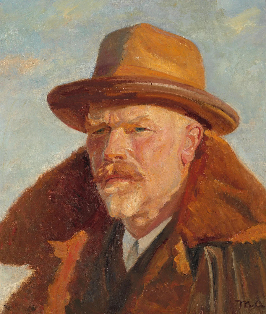 Taiteilijan omakuva. - Michael Peter Ancher