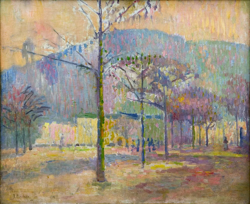 Saint-Paulin aukio ja Sainte-Catherinein rannikkokatu, Rouen - Robert Antoine Pinchon