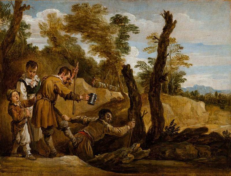 Sokea ohjaa sokeaa - David Teniers nuorempi