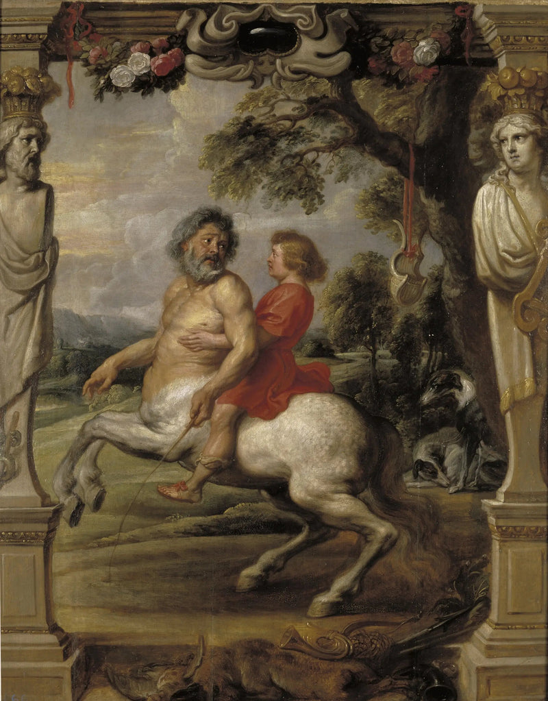 Achilleen koulutus - Peter Paul Rubens