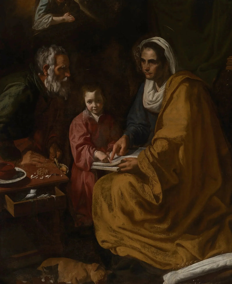 Neitsyt Marian kasvatus - Diego Velázquez