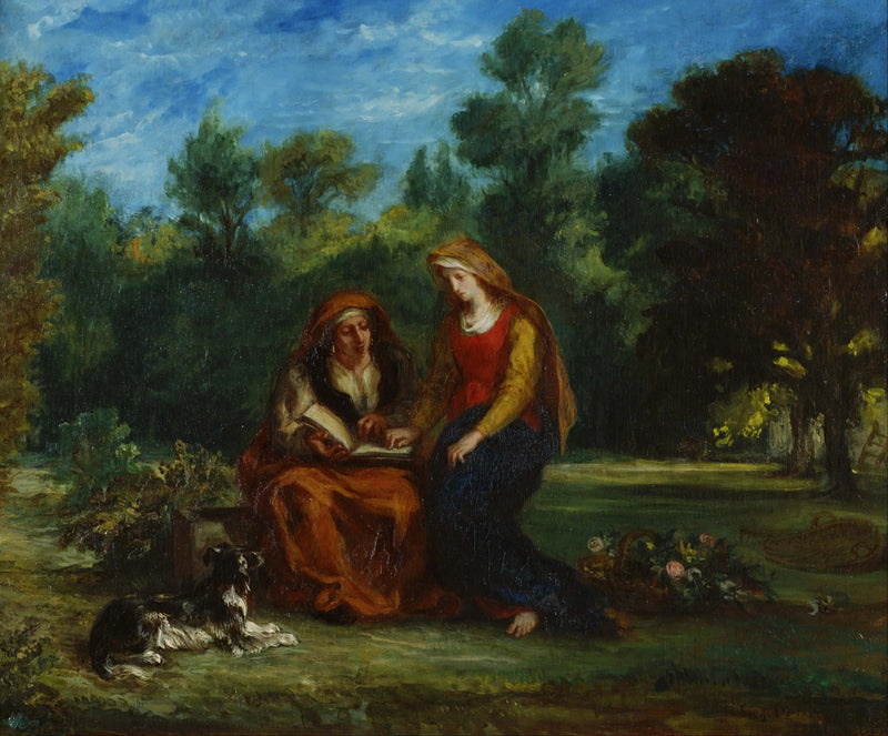Neitsyen koulutus - Eugène Delacroix