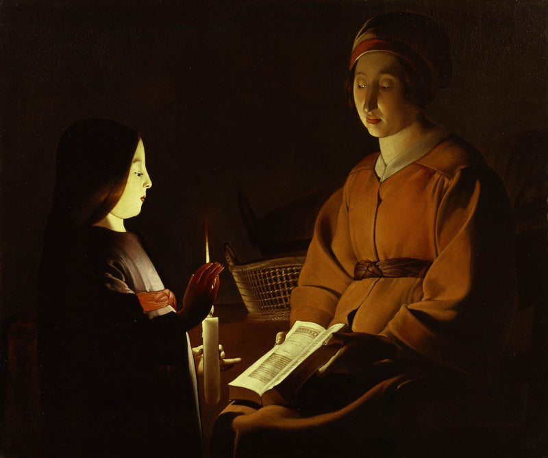 Neitsyt Marian kasvatus - Georges de La Tour