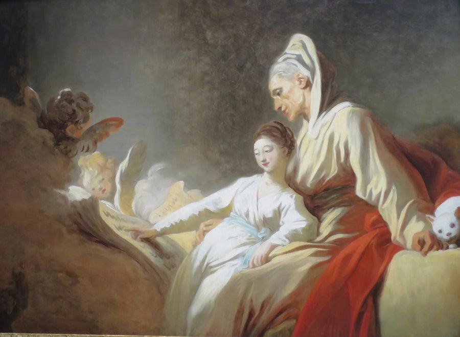 Neitsyt Marian kasvatus - Jean-Honoré Fragonard