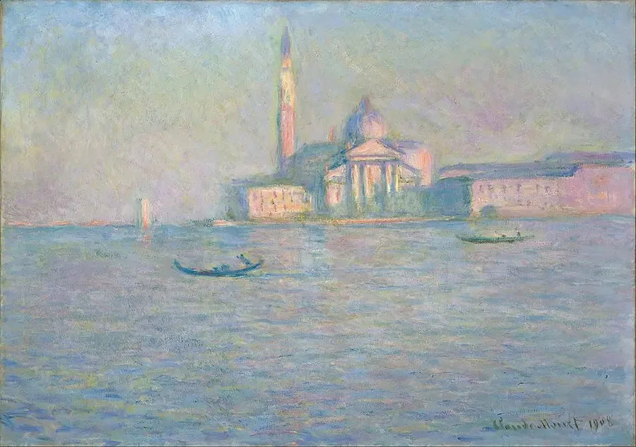 San Giorgio Maggioren kirkko Venetsiassa - Claude Monet