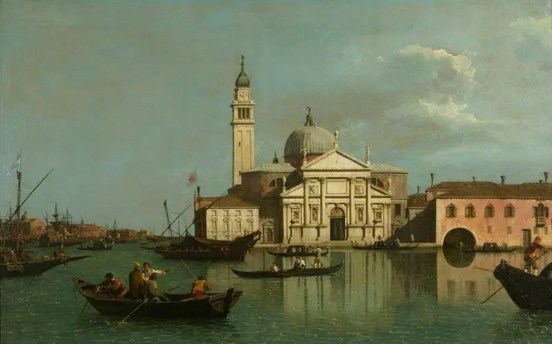 San Giorgio Maggiore kirkko, Venetsia - Canaletto