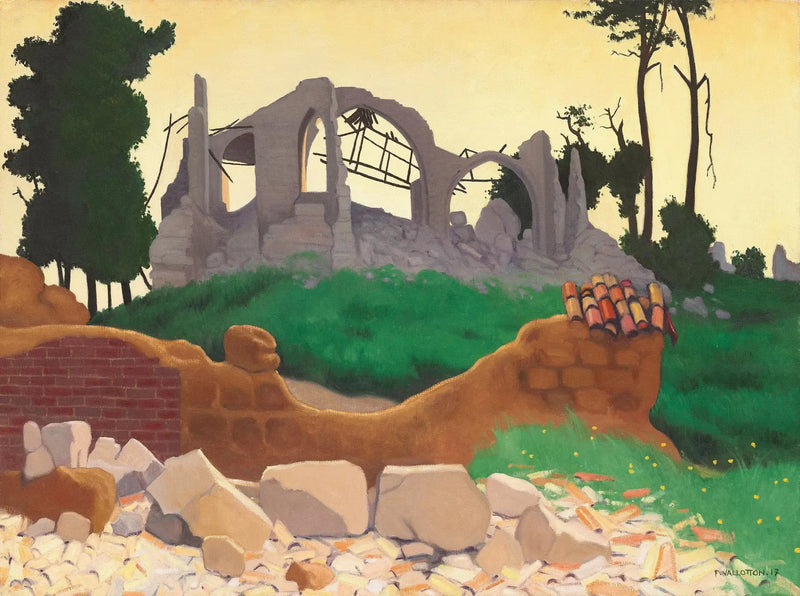 Souainin kirkko - Félix Vallotton