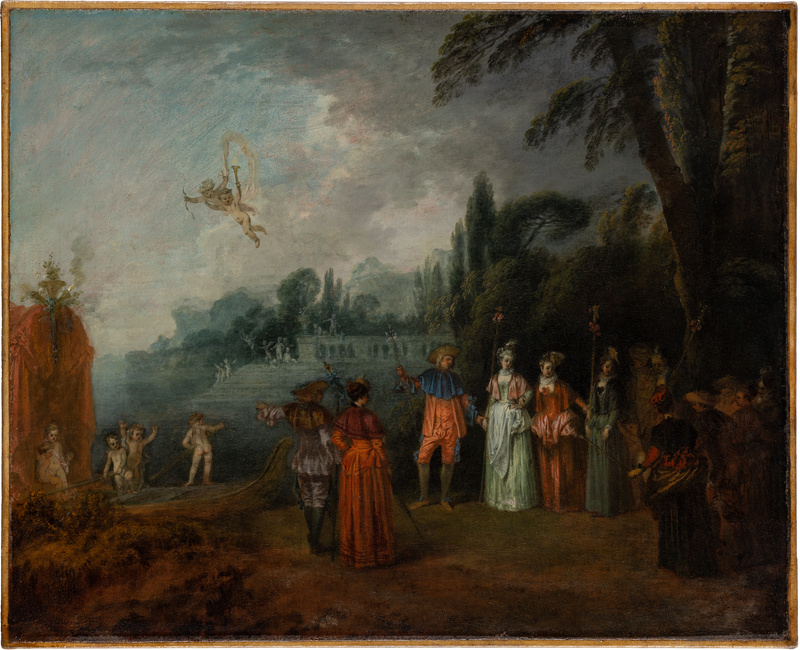 Lähtö Kytherestä - Antoine Watteau